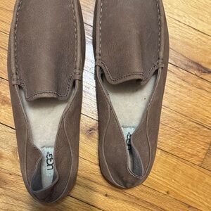 UGG Men's Tan Slip-On Loafers